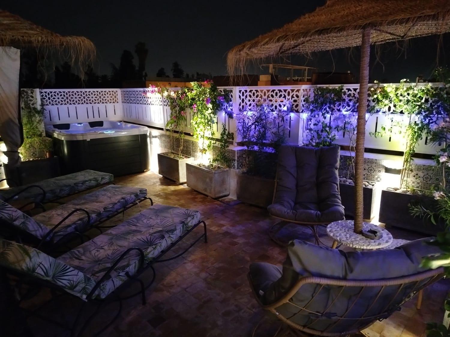 Riad & Spa Sous Le Soleil Chez Jerome Et Pamela Ch Marrakchi Марракеш Экстерьер фото